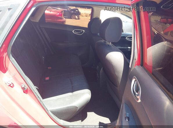 3N1AB7AP4HY302267 2017 NISSAN SENTRA Red Widok naklejki z numerem VIN