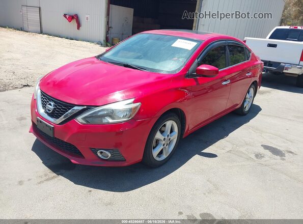3N1AB7AP4HY302267 2017 NISSAN SENTRA Red Przód lewy