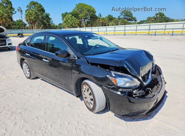 3N1AB7AP4HY329243 2017 NISSAN SENTRA Black 