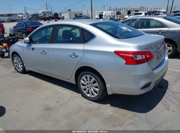 3N1AB7AP4HY360735 2017 NISSAN SENTRA Silver Trasero izquierdo