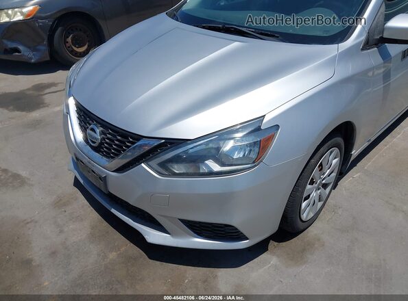 3N1AB7AP4HY360735 2017 NISSAN SENTRA Silver Vista frontal