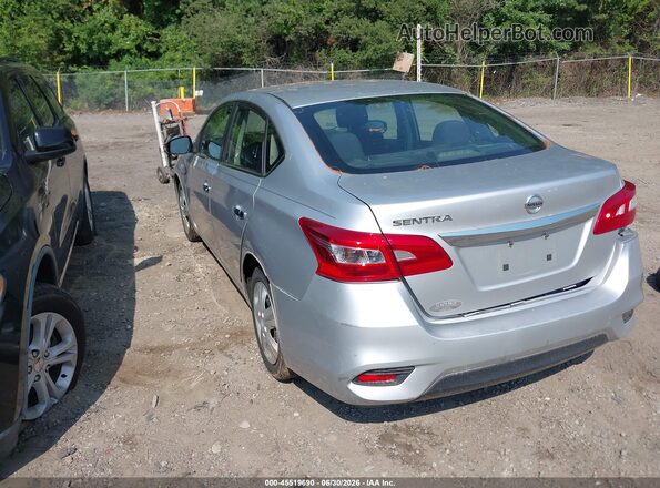 3N1AB7AP4HY368012 2017 NISSAN SENTRA Серебряный Задняя левая четверть