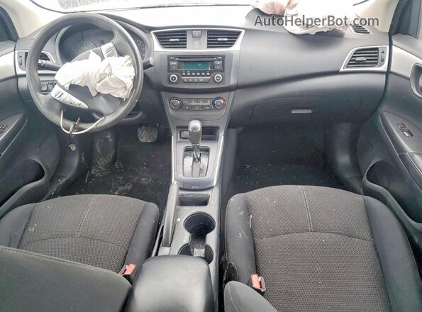 3N1AB7AP4HY375963 2017 NISSAN SENTRA Silver Vista del salpicadero