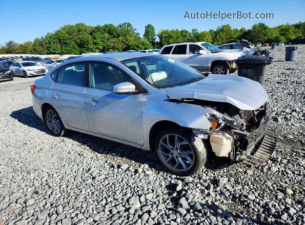 3N1AB7AP4HY375963 2017 NISSAN SENTRA Silver Delantero derecho