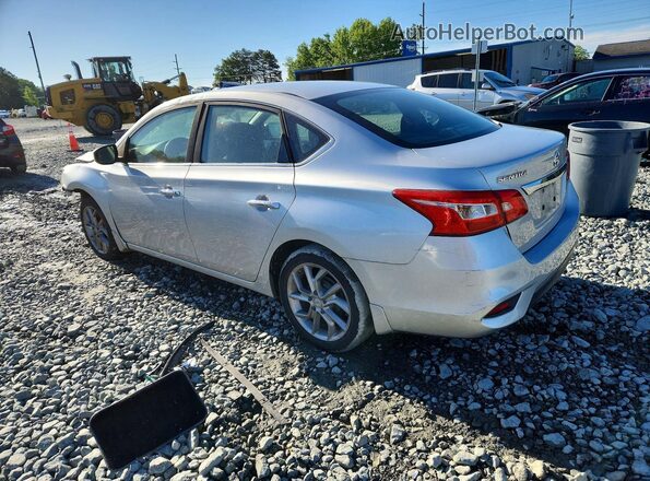 3N1AB7AP4HY375963 2017 NISSAN SENTRA Silver Trasero izquierdo