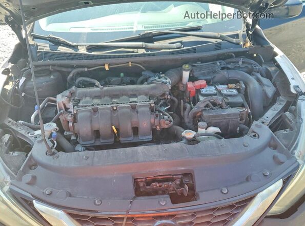 3N1AB7AP4HY376675 2017 NISSAN SENTRA Black Vista interior trasera