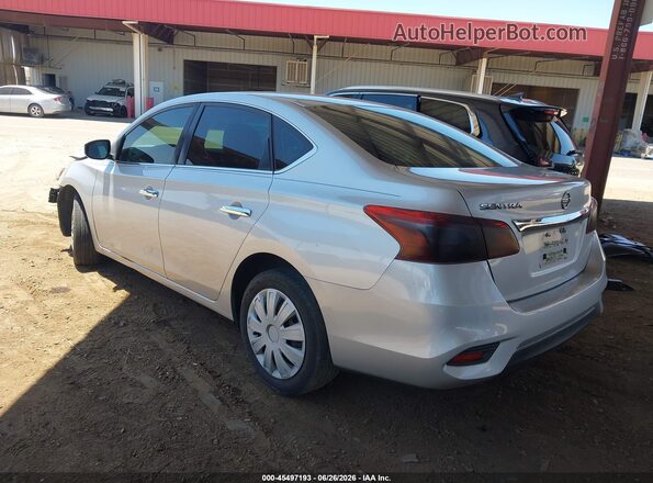 3N1AB7AP4HY402627 2017 NISSAN SENTRA Silver უკანა მარცხენა