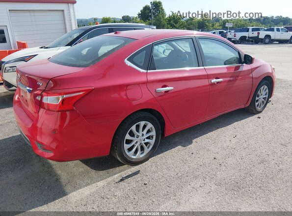 3N1AB7AP4JL655160 2018 NISSAN SENTRA Red უკანა მარჯვენა