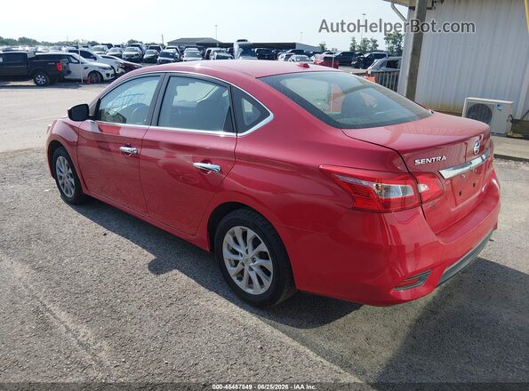 3N1AB7AP4JL655160 2018 NISSAN SENTRA Red უკანა მარცხენა