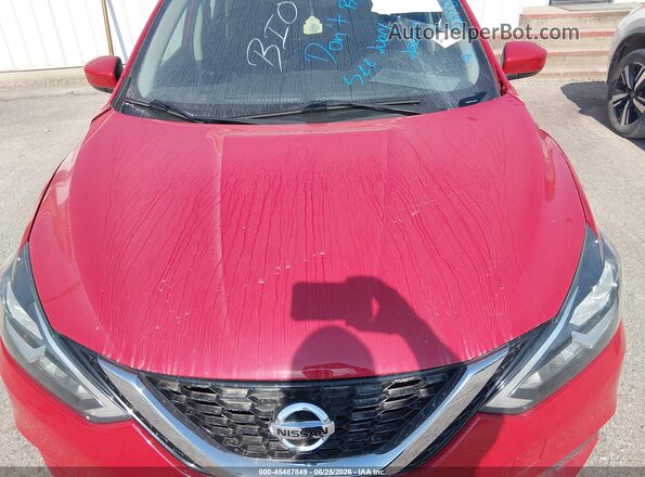 3N1AB7AP4JL655160 2018 NISSAN SENTRA Red უკანა ხედი