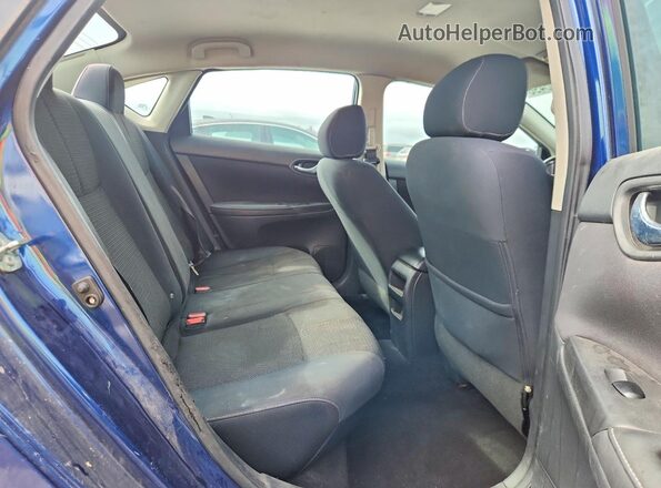 3N1AB7AP4JY221470 2018 NISSAN SENTRA Blue Вид задніх сидінь