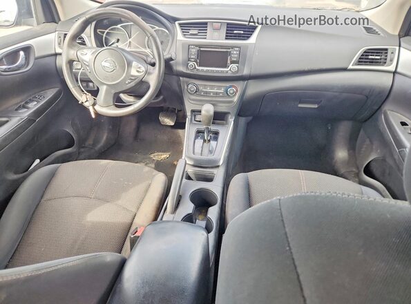 3N1AB7AP4JY221470 2018 NISSAN SENTRA Blue Вид панелі приладів