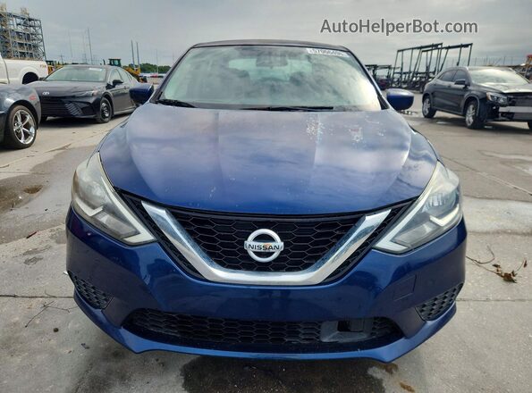 3N1AB7AP4JY221470 2018 NISSAN SENTRA Blue Вид спереду