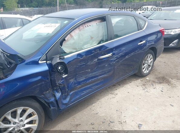 3N1AB7AP4JY228600 2018 NISSAN SENTRA Blue Vista frontal
