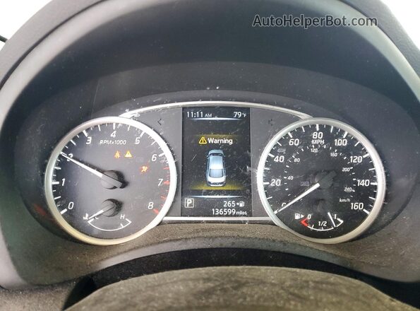 3N1AB7AP4JY237426 2018 NISSAN SENTRA White Вид щитка приладів