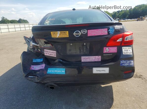 3N1AB7AP4JY237944 2018 NISSAN SENTRA Black Вид ззаду