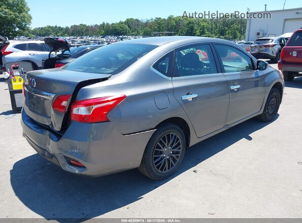 3N1AB7AP4JY242500 2018 NISSAN SENTRA Gray Задня права чверть