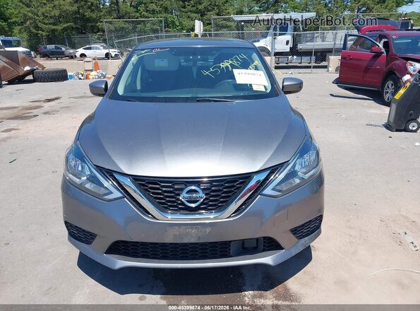 3N1AB7AP4JY242500 2018 NISSAN SENTRA Gray Вид щитка приладів
