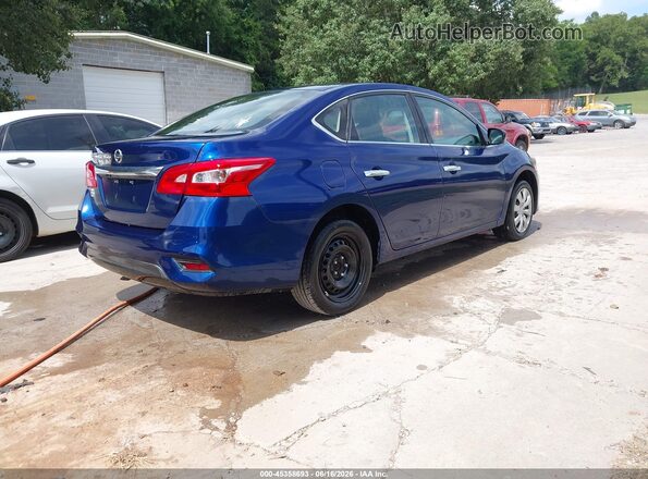 3N1AB7AP4JY247308 2018 NISSAN SENTRA Blue Trasero derecho
