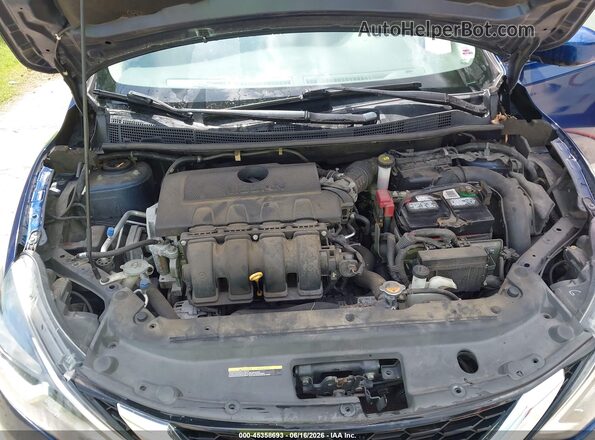 3N1AB7AP4JY247308 2018 NISSAN SENTRA Blue Vista trasera