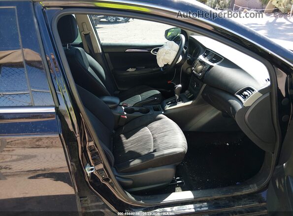 3N1AB7AP4JY262519 2018 NISSAN SENTRA Black Front interior view