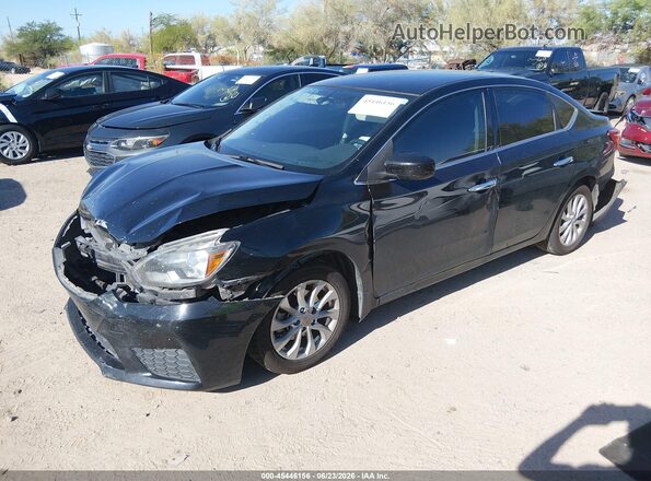 3N1AB7AP4JY262519 2018 NISSAN SENTRA Black Front left