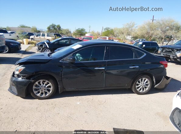 3N1AB7AP4JY262519 2018 NISSAN SENTRA Black Rear interior view
