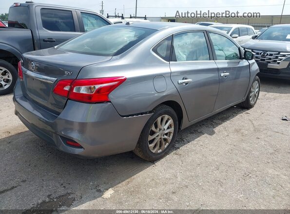 3N1AB7AP4JY273391 2018 NISSAN SENTRA Gray Tył prawy