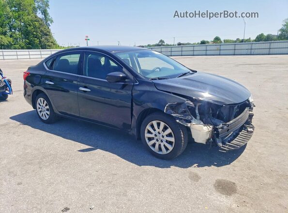 3N1AB7AP4JY288585 2018 NISSAN SENTRA Black Front right