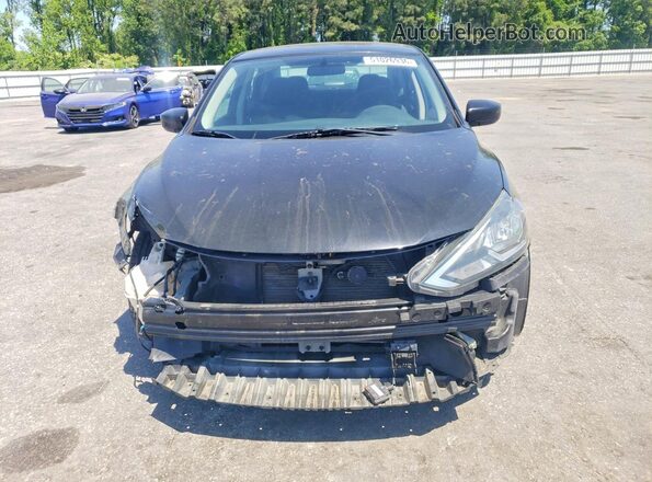 3N1AB7AP4JY288585 2018 NISSAN SENTRA Black Front view