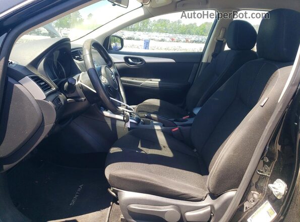3N1AB7AP4JY288585 2018 NISSAN SENTRA Black Front interior view