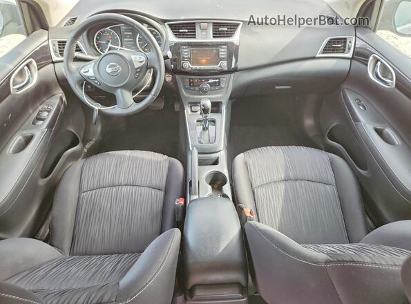 3N1AB7AP4JY290112 2018 NISSAN SENTRA Gray Dashboard view
