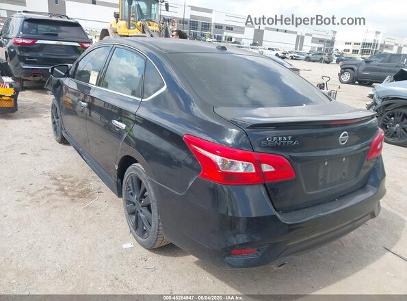 3N1AB7AP4JY295598 2018 NISSAN SENTRA Black Tył lewy