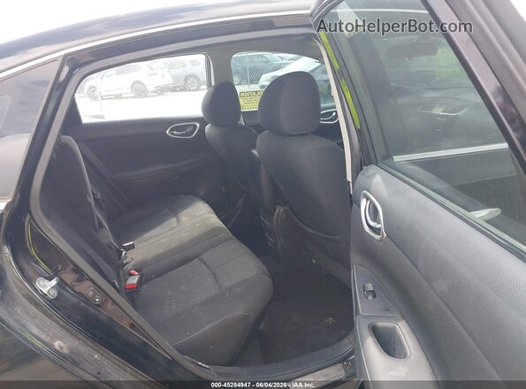 3N1AB7AP4JY295598 2018 NISSAN SENTRA Black Widok naklejki z numerem VIN