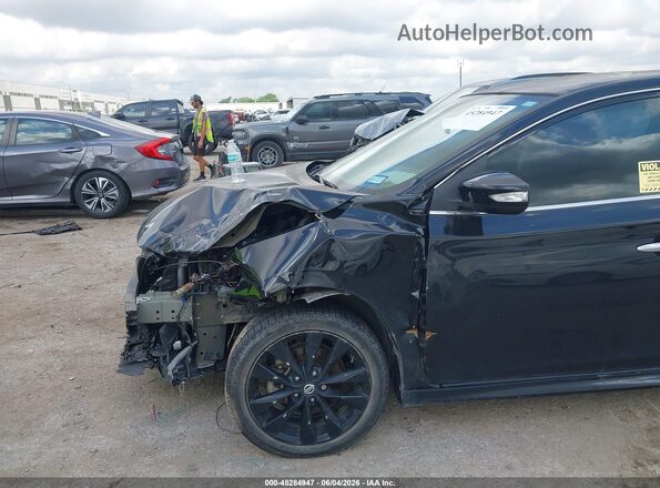 3N1AB7AP4JY295598 2018 NISSAN SENTRA Black Widok z przodu