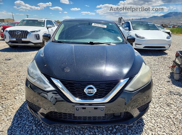 3N1AB7AP4JY300086 2018 NISSAN SENTRA Black Widok z przodu