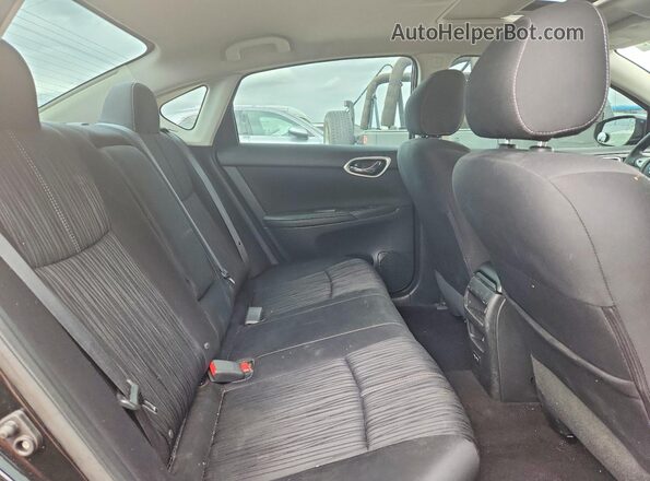 3N1AB7AP4JY321133 2018 NISSAN SENTRA Black Vista de los asientos traseros
