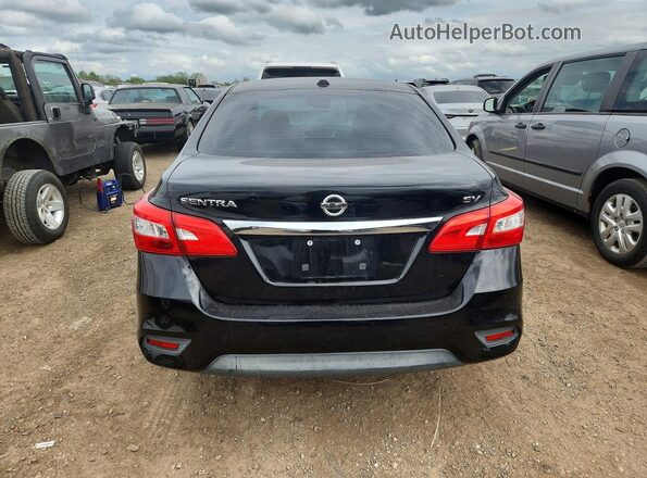 3N1AB7AP4JY321133 2018 NISSAN SENTRA Black Vista trasera