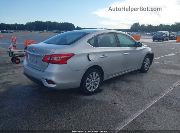 3N1AB7AP4JY328468 2018 NISSAN SENTRA Silver Tył prawy