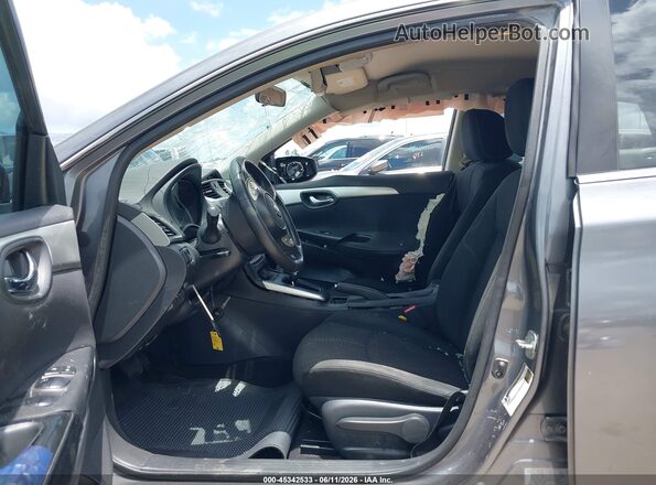 3N1AB7AP4JY340894 2018 NISSAN SENTRA Gray წინა სალონის ხედი