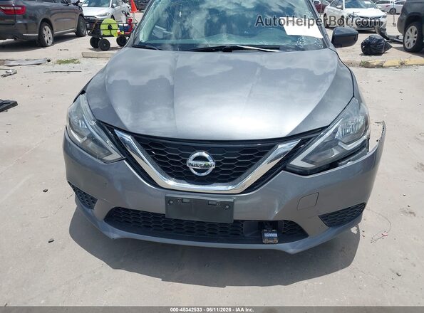 3N1AB7AP4JY340894 2018 NISSAN SENTRA Gray უკანა სალონის ხედი