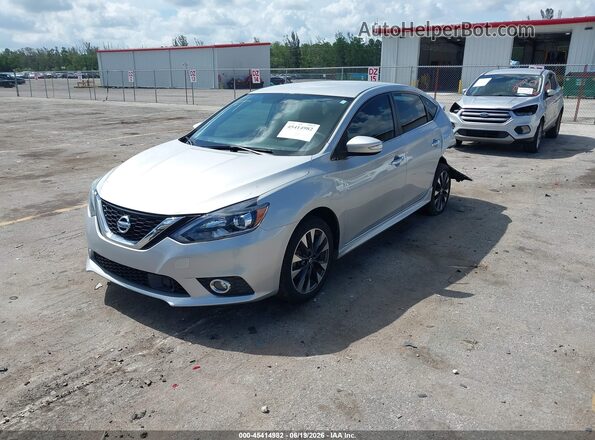 3N1AB7AP4JY347621 2018 NISSAN SENTRA Silver Front left