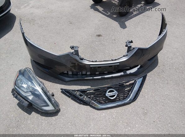 3N1AB7AP4KY218408 2019 NISSAN SENTRA Gray Widok zestawu wskaźników