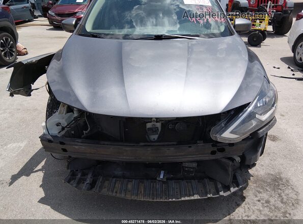 3N1AB7AP4KY218408 2019 NISSAN SENTRA Gray Widok z przodu