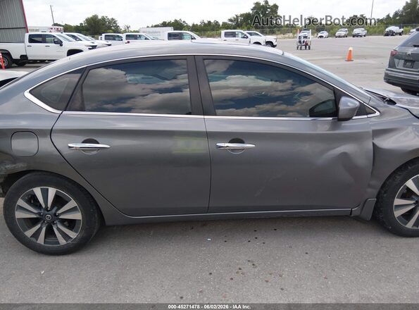 3N1AB7AP4KY218408 2019 NISSAN SENTRA Gray Widok wnętrza 360 stopni