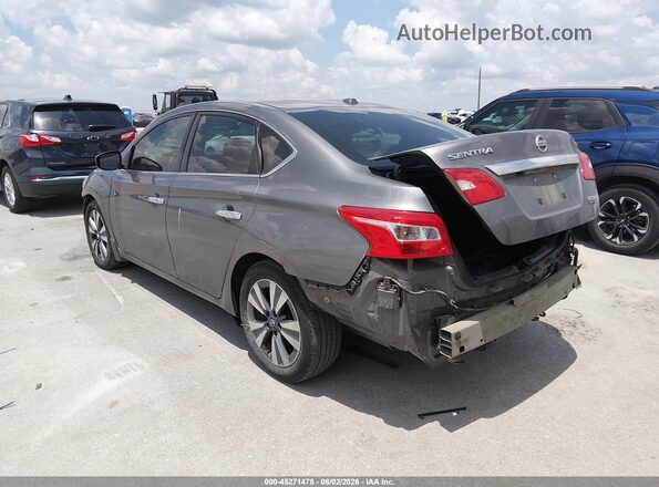 3N1AB7AP4KY218408 2019 NISSAN SENTRA Gray Tył lewy