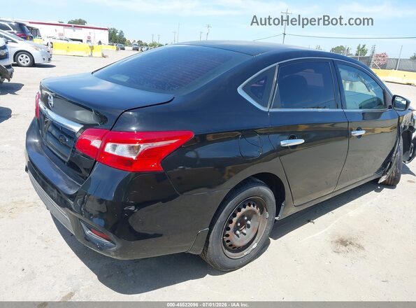 3N1AB7AP4KY224838 2019 NISSAN SENTRA Black უკანა მარჯვენა