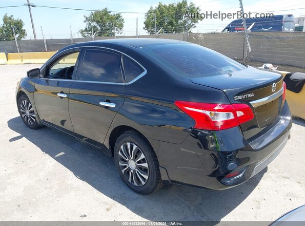 3N1AB7AP4KY224838 2019 NISSAN SENTRA Black უკანა მარცხენა