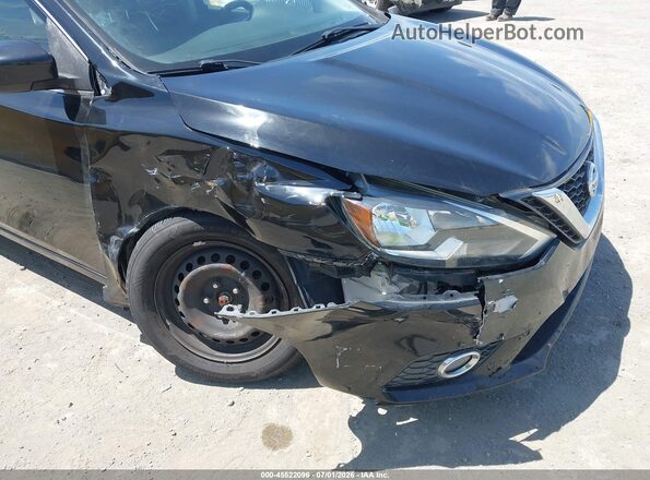 3N1AB7AP4KY224838 2019 NISSAN SENTRA Black წინა ხედი