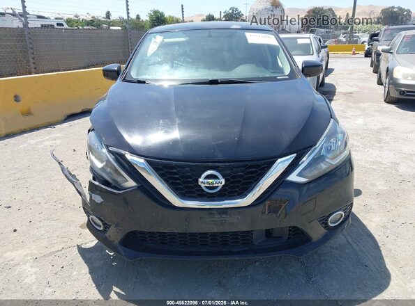 3N1AB7AP4KY224838 2019 NISSAN SENTRA Black ხელსაწყოთა პანელის ხედი
